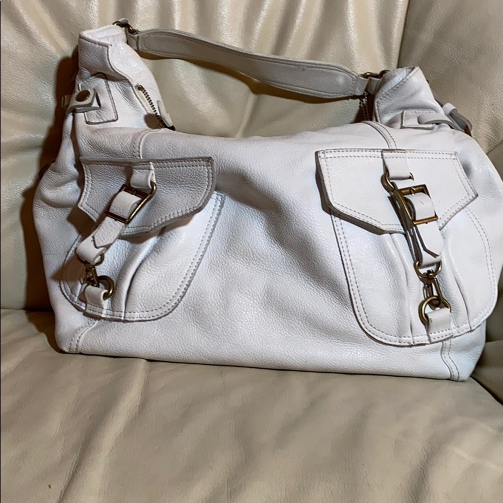 Genuine leather Aerosoles handbag (15” x 12”)